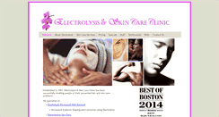 Desktop Screenshot of hairremovalskincareclinic.com